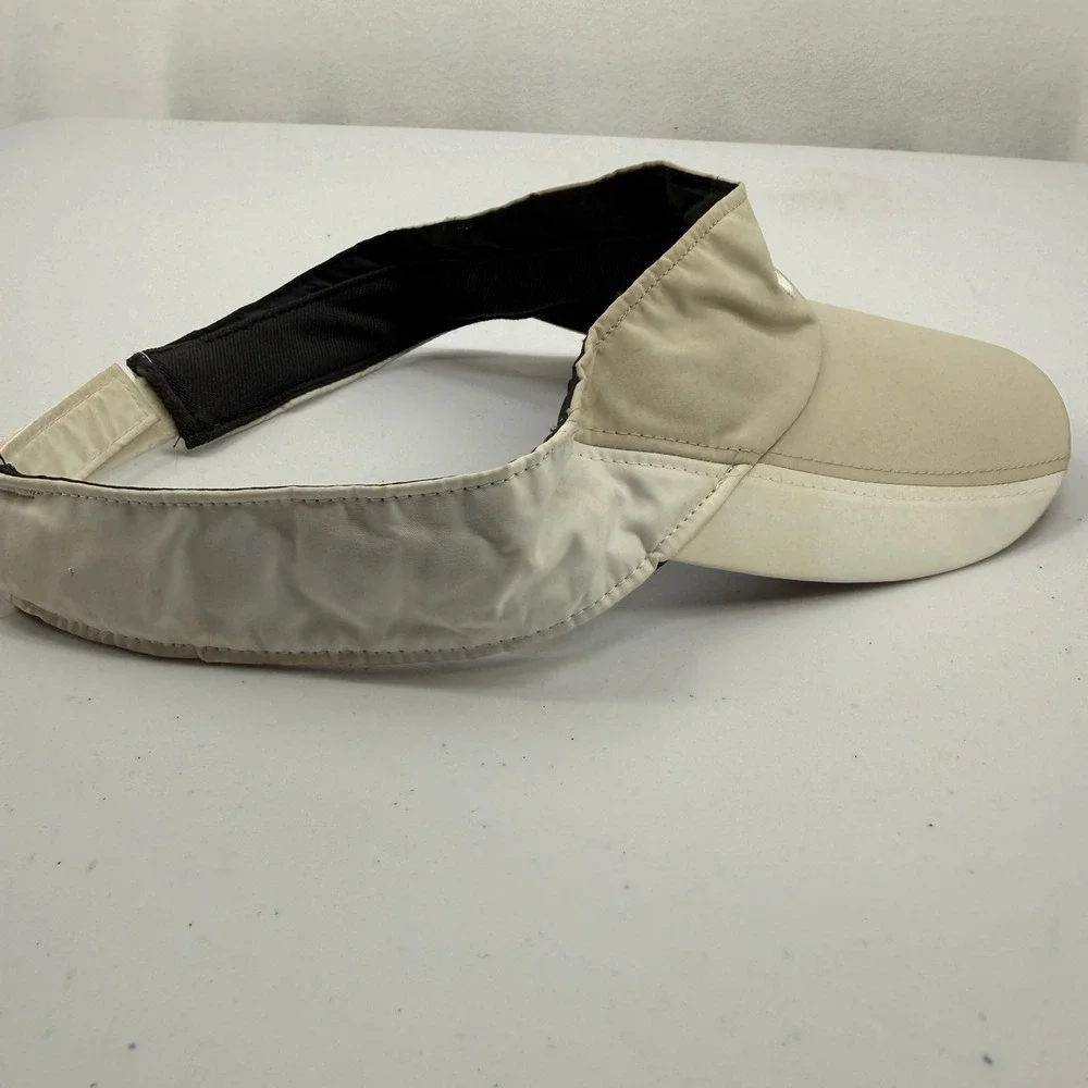 Nike Golf Visor Unisex‎ Tan Beige White Y2K Adjustable Hat
